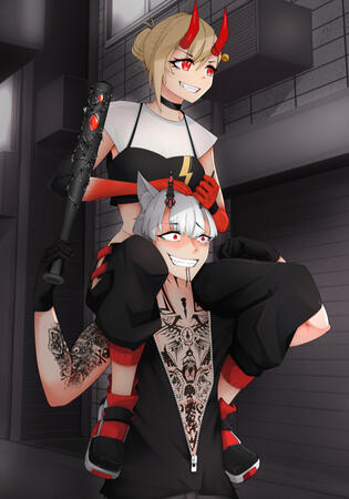 Baku and [redacted] by NotJapaneseSushi