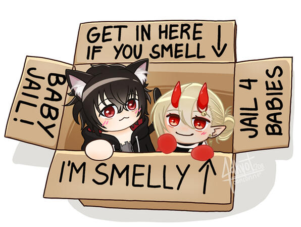 Baku and Frosta Chibi by