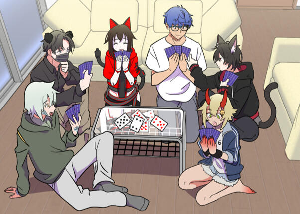 Baku and Friends Skeb by